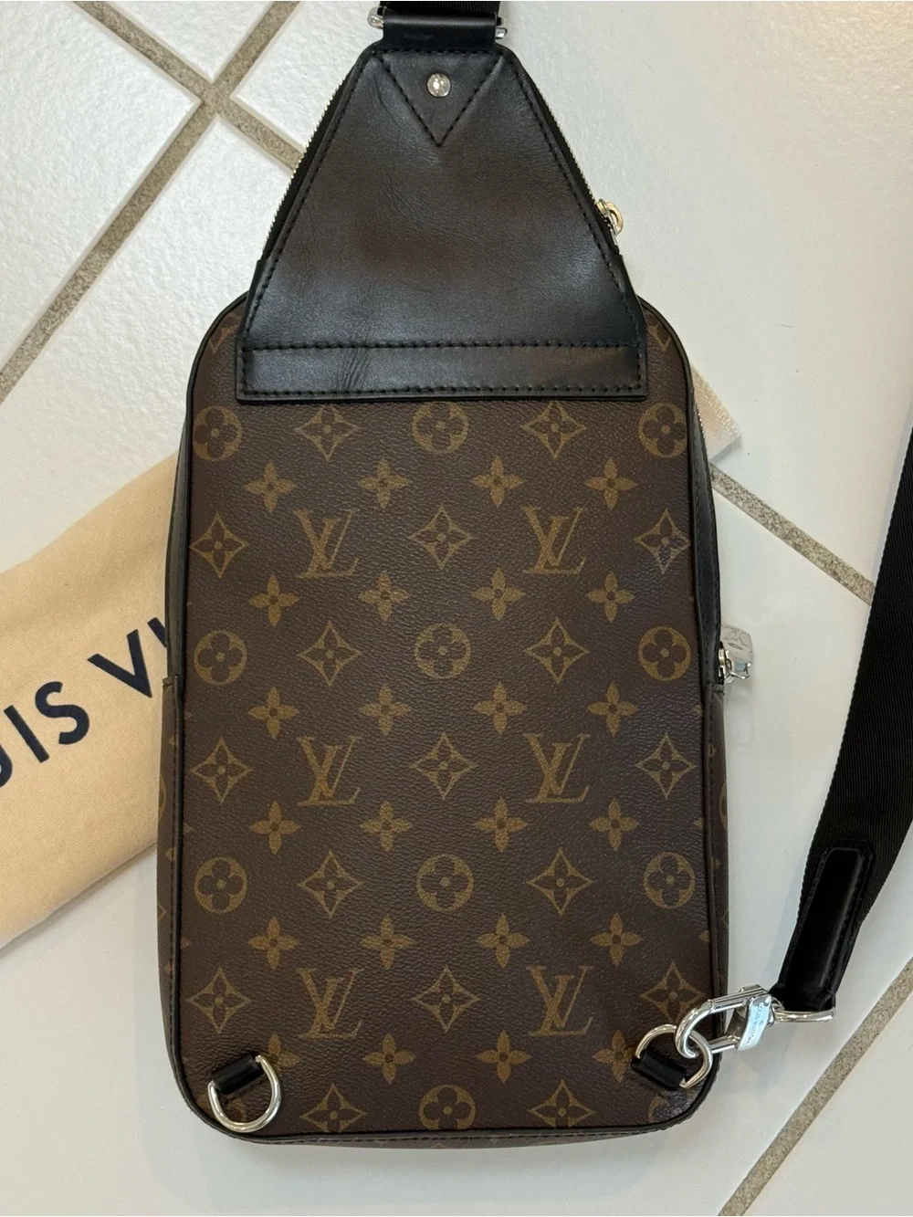 LOUIS VUITTON Avenue Slingbag NM in Monogram Macassar - 💯 AUTHENTIC